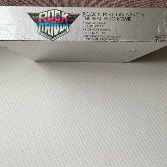 NIB vintage Rock Trivia game - early 80s. - Picture 3 of 3